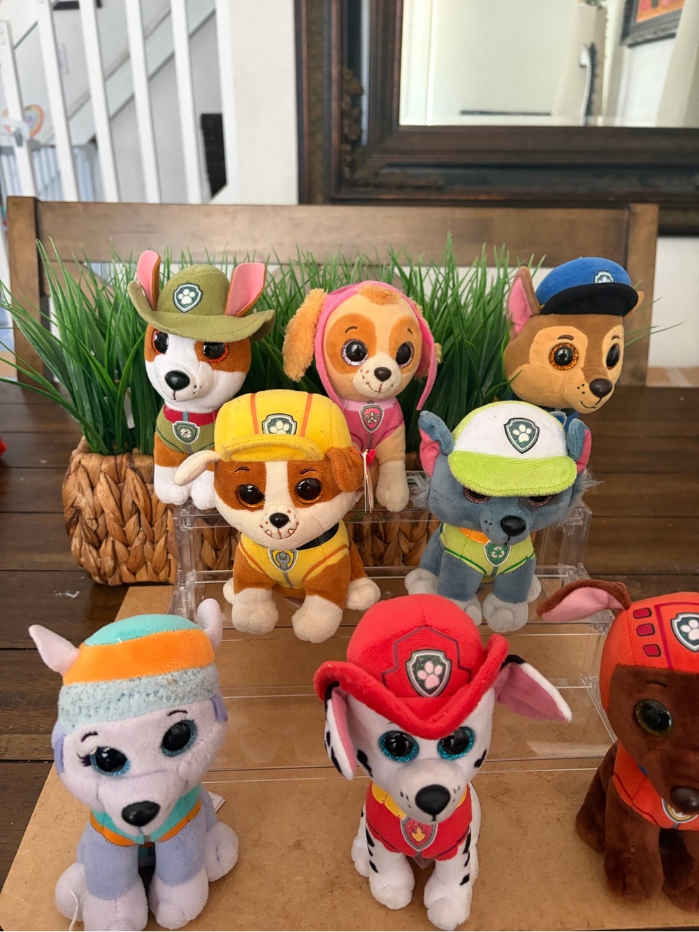Ty lot Paw Patrol plush puppies Skye Marshall Rocky Rubble Zuma Everest Tracker - Picture 2 of 6